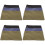 12 Pcs Canvas Zipper Tool Bag Small Storage Pouch Utility Bag 7