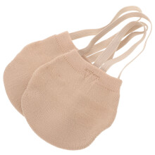 2Paare Halbsohlen Tanzschuhe Weichem Für Frauen Beige