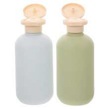 6 Pcs Travel Size Refillable Shampoo Conditioner Bottles Flip Cap