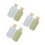6 Pcs Travel Size Refillable Shampoo Conditioner Bottles Flip Cap 4