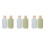 6 Pcs Travel Size Refillable Shampoo Conditioner Bottles Flip Cap 6