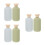 6 Pcs Travel Size Refillable Shampoo Conditioner Bottles Flip Cap 7