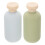 6 Pcs Travel Size Refillable Shampoo Conditioner Bottles Flip Cap 3