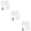 3Pcs Turtle Dock Basking Platform Floating Pier With 2 Suction Cups White 9