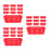 36 Pcs Plastic Coin Baskets Desktop Organizer For Kitchen Bathroom Office 10