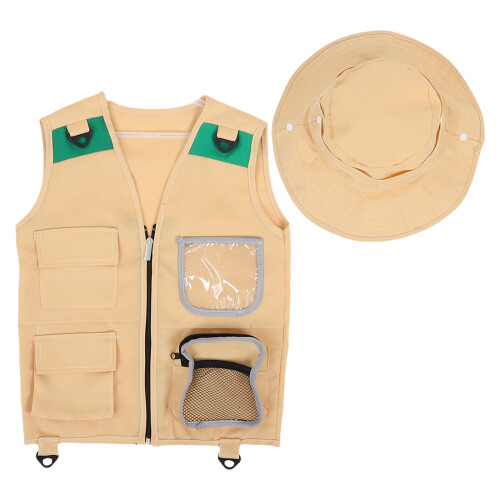 2 Sets Kit With Vest And Hat For Outdoor Play