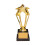 2Pièces Trophées Dorés Événement Récompense Cérémonie 1