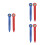 6 Pcs Mini Aluminum Compass Ruler For Precision Circle Drawing 6