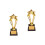 2Pièces Trophées Dorés Événement Récompense Cérémonie 4