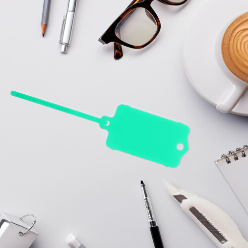 100 Groene Plastic Waterdichte Sleutelhangers Etiketten 2