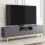 Creative Furniture Diamond Luxe 180cm TV Unit - Dark Grey 5