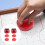 Air Hockey Ersatzteile Rot 1 Satz 4
