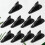 10 Auto Shark Fin Dach Stoßfänger Karosserie Diffusor Flossen 3