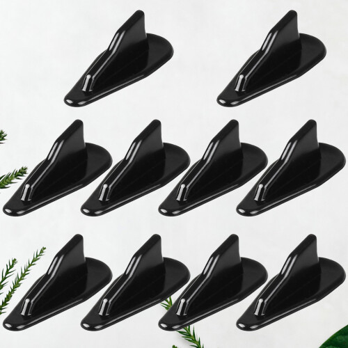 10 Auto Shark Fin Dach Stoßfänger Karosserie Diffusor Flossen 2