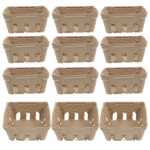 Paper Berry Behälter Für Und Gemüse Beige 24