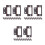 36 Pcs Cabinet Hinges For Kitchen And Wardrobe Use Silent Flush Design 6