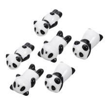 6St Bambusstäbchen Ablage Panda Büro Keramik Roter Panda