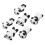 6St Bambusstäbchen Ablage Panda Büro Keramik Roter Panda 1