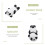 6St Bambusstäbchen Ablage Panda Büro Keramik Roter Panda 8