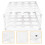 2 Sets Vinyl Roll Stand Acrylic Holder Storage Rack 10