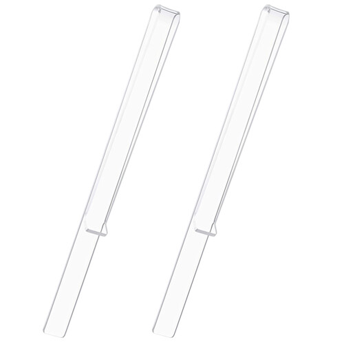 4 Pairs Clear Acrylic Sheet Music Holder Clips 1
