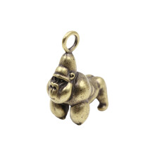 Gorilla Hanger Sleutelhanger Goud 1 Stuk