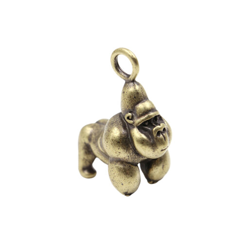 Gorilla Hanger Sleutelhanger Goud 1 Stuk 1