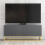 Creative Furniture Ripple 100cm TV Unit - Dark Grey Modern Fluted Design 1