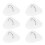 6Pcs PVC D Ring Patch Elastic Rope Set for Inflatable Boats, Kayaks, White 16