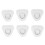 6Pcs PVC D Ring Patch Elastic Rope Set for Inflatable Boats, Kayaks, White 15