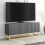 Creative Furniture Ripple 100cm TV Unit - Dark Grey Modern Fluted Design 6