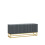Creative Furniture Ripple 100cm TV Unit - Dark Grey Modern Fluted Design 10