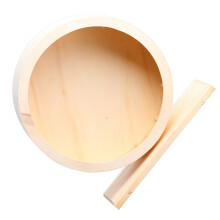 Roue D'exercice En Bambou Pour Petits Animaux Beige
