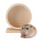 Roue D'exercice En Bambou Pour Petits Animaux Beige 2