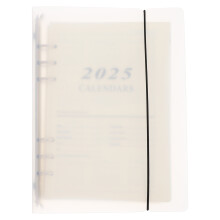 Loose-Leaf Notebook Ästhetischer Tagesplaner A5 2025