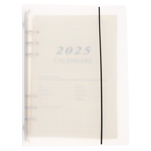 Loose-Leaf Notebook Ästhetischer Tagesplaner A5 2025