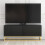 Creative Furniture Ripple 100cm TV Unit  - Black Modern Fluted Design 1