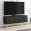 Creative Furniture Ripple 100cm TV Unit  - Black Modern Fluted Design 6