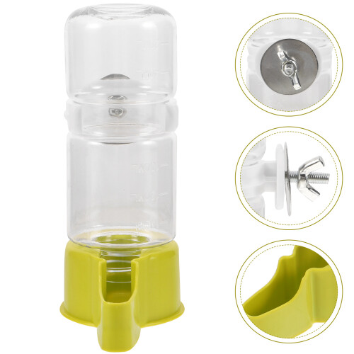 2 Budgie Wasserschale Vogelspender Futterautomat Trinker 2