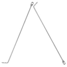 1 Paar Mop Hebel Zugstange Schwamm Edelstahl