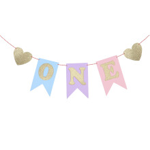 2Stk Kinder Geburtstagsbanner Partydekoration