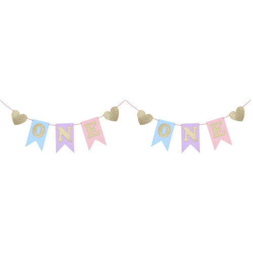 2Stk Kinder Geburtstagsbanner Partydekoration 1