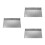 3Pcs Easel Tray Attachment Paints Plate Shelf Replacement Grey 6
