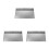 3Pcs Easel Tray Attachment Paints Plate Shelf Replacement Grey 8