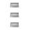 3Pcs Easel Tray Attachment Paints Plate Shelf Replacement Grey 4