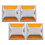 20 Pcs Reflective Aluminum Pavement Studs For Street Safety 3