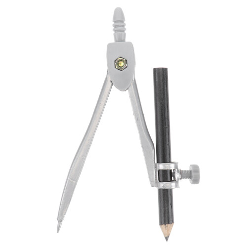 2Pcs Precision Compass With Pencil Holder For Math Drafting