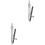 2Pcs Precision Compass With Pencil Holder For Math Drafting 3