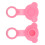 6St Universele Siliconen Badstop Rubber Stop Roze Waterdicht 3