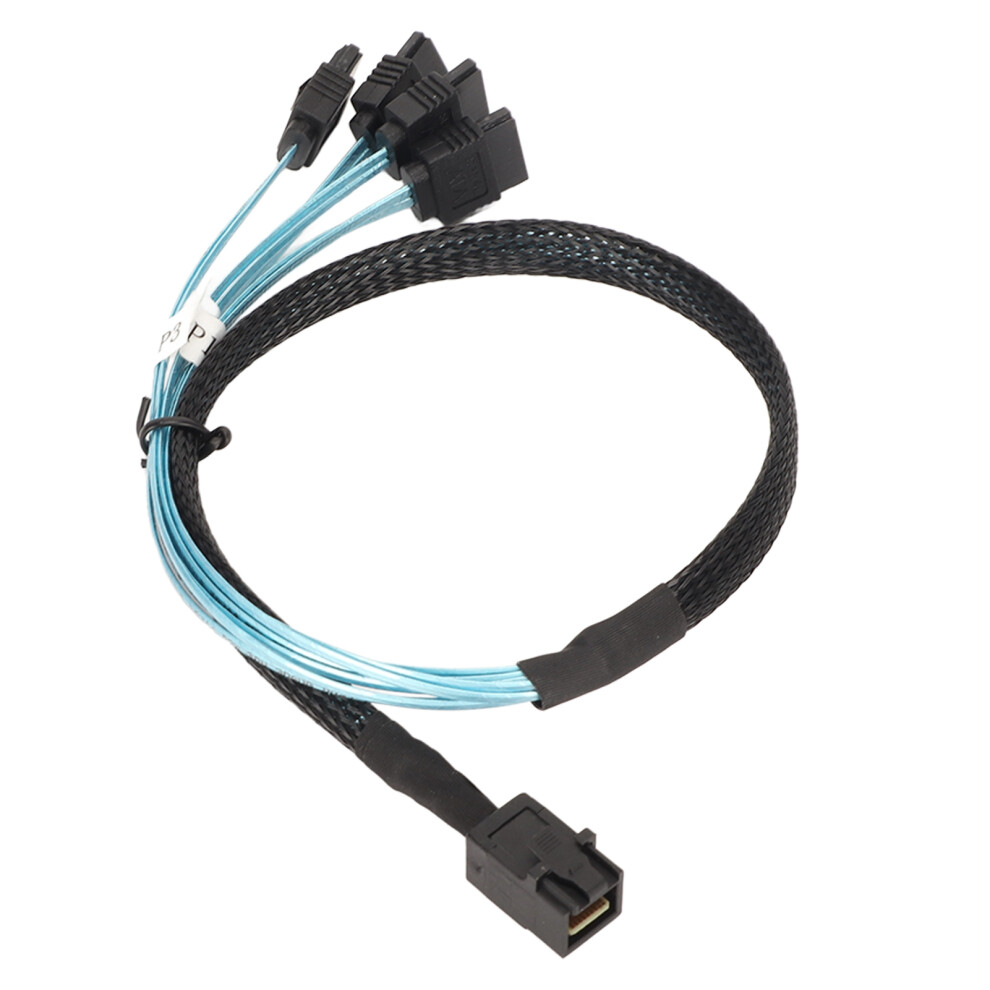 Mini Sas Hd Sff 8643 To 4 Sata 3.0 Cable 1M For Server Arrays 8491353650172
